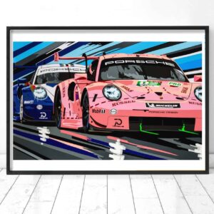 Porsche 1&2 from the Race Car Wall Art store collection.