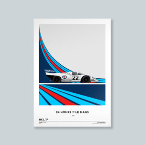 Porsche 917K #22, 1971, Le Mans Print, Endurance Racing Poster More Series by Abel Toth Art