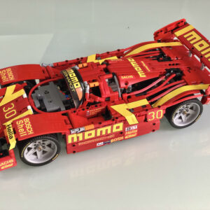 PORSCHE 962 team Gebhardt Racing Momo imsa 1989 kit 1/8 scale car block blocks building Moc Technic costruzioni from the Sports Car Racing Model Cars store collection.