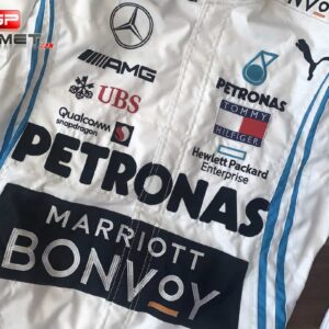 Lewis Hamilton 2019 Mercedes AMG F1 replica Racing Suit from the Sports Car Racing Collectibles store collection.