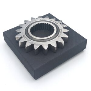 R01: Race & test used Williams F1 gear ratio Paperweight office desk accessory Formula 1 motorsport mechanical engineering gift from the F1 Car Parts store collection.