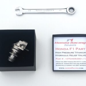 R02: Honda F1 titanium part mans guys racing gift motorsport CNC machined mechanical engineering genuine Formula racecar part from the F1 Car Parts store collection.