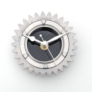 F32: Williams F1 gear ratio cog workshop wall or desk clock real carbon fiber Formula 1 racing motorsport engineering office gift Sports Car Racing Car Parts by Ledon Gifts