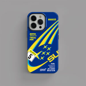 2001 SUBARU Impreza S7 WRC WRX STI WRC rally livery iPhone cases Sports Car Racing Phone Cases by DIZZY CASE