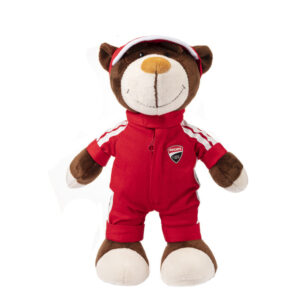 Ducati motorcycle rider plush toy doll cub Locomotive bear Christmas new year gift Teddy bear from the MotoGP Memorabilia store collection.