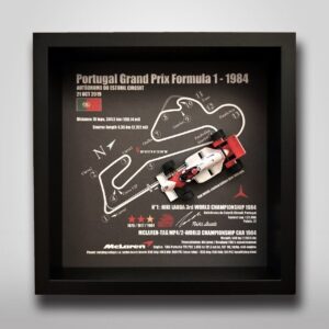 Customization Belongs To Your Racing Fine Art Frame-Made Of Example 1/43 Model Car (Model Car Is Not Included In The Product) Official Motorsport Merchandise by Forever Fast Racingsports