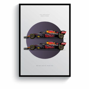 Red Bull Racing RB16B 2021 Formula 1 Car Red Bull Racing by Pit Lane Prints