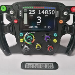 Max Verstappen, Sergio Perez_RB16B full size steering wheel_F1. Not Amalgam. Max Verstappen by bertan F1