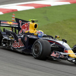 GPB12: Red Bull RB4 F1 car wheel nut Formula 1 motorsport engineering racing gift mans desk display paperweight Webber & Coulthard from the F1 Car Parts store collection.