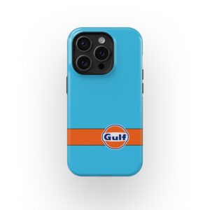 GULF Racing livery phone case from the Sports Car Racing Phone Cases store collection.