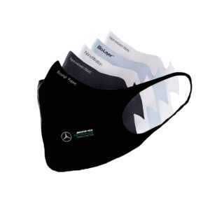 Mercedes-AMG Petronas F1 Team Lewis Hamilton Face Mask from the Sports Car Racing Apparel store collection.