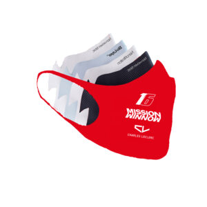 Scuderia Ferrari Mission Winnow Charles Leclerc FACE MASK from the Sports Car Racing Apparel store collection.