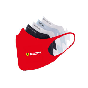 Scuderia Ferrari 1000GP Mission Winnow Racing Face Mask from the Sports Car Racing Apparel store collection.