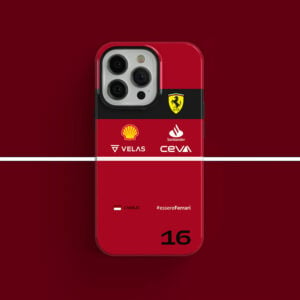 Scuderia Ferrari Liveries Charles Leclerc #essereFerrari Phone cases Sports Car Racing Phone Cases by DIZZY CASE