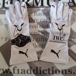 Lewis Hamiton signed replica gloves - NOW SOLD from the Sports Car Racing Race Gloves store collection.