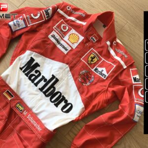 Michael Schumacher World champion Racing Suit Ferrari F1 Sports Car Racing Race Suits by GPHelmet