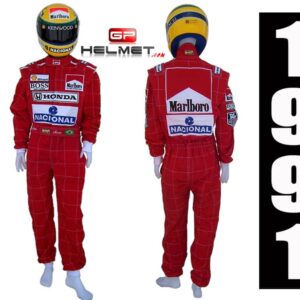 Ayrton Senna 1991 racing suit Replica Mc Laren F1 from the Ayrton Senna store collection.