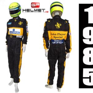 Ayrton Senna 1985 racing suit Replica Lotus F1 Sports Car Racing Race Suits by GPHelmet