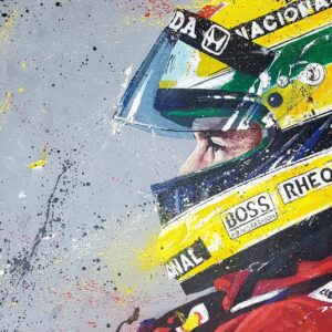 Senna 01 Limited Edition Print from the Sports Car Racing Canvas store collection.