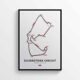 Silverstone Circuit, British Grand Prix, Formula 1, MotoGP Racing Track Poster