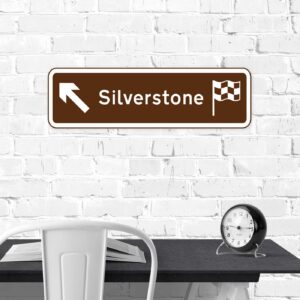 Silverstone – Replica Circuit Sign from the GPBox store.