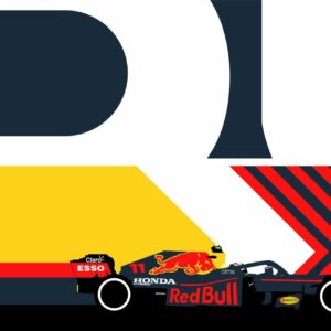 RB16B F1 Art Print from the Max Verstappen store collection.