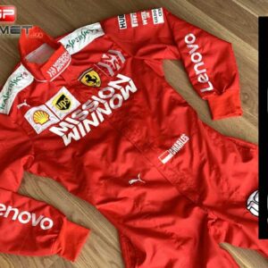 Charles Leclerc 2019 replica Racing Suit Ferrari F1 from the Sports Car Racing Race Suits store collection.