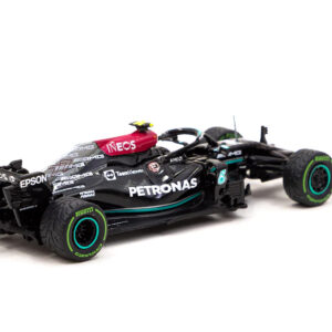 Mercedes-AMG F1 W12 E Performance #77 Valtteri Bottas Winner Formula One F1 Turkish GP (2021) with Number Board "Global64" Series 1/64 Diecast Model Car by Tarmac Works from the Sports Car Racing Model Cars store collection.