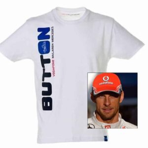 T-SHIRT CAP Font Formula One 1 Vodafone McLaren Mercedes F1 Team Button NEW from the Sports Car Racing Caps store collection.