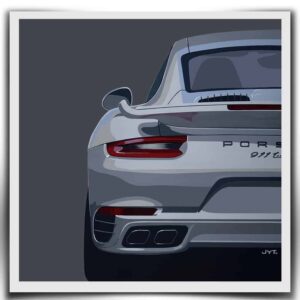 911 Modern classic Quadriptych from the Race Car Wall Art store collection.