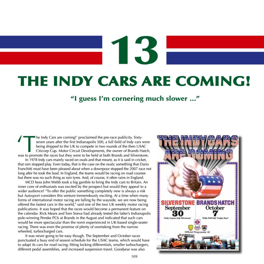 The British at Indianapolis from the Coffee Table Car Magazines store collection.