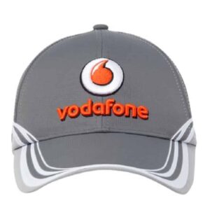 CAP Hat Button Formula One 1 Vodafone McLaren Mercedes F1 Team 2013 Grey from the Sports Car Racing Caps store collection.