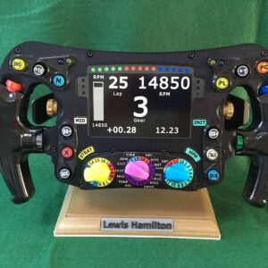 Mercedes W08 Replica Steering Wheel Lewis Hamilton by bertan F1