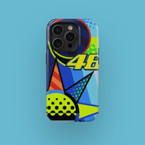 Valentino Rossi Winter Test Sepang 2020 Helmet Phone Case by DIZZY from the Sports Car Racing Phone Cases store collection.