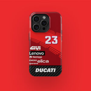 2024 Ducati Enea Bastianini #EB23 MotoGP Livery Phone Case from the Sports Car Racing Phone Cases store collection.