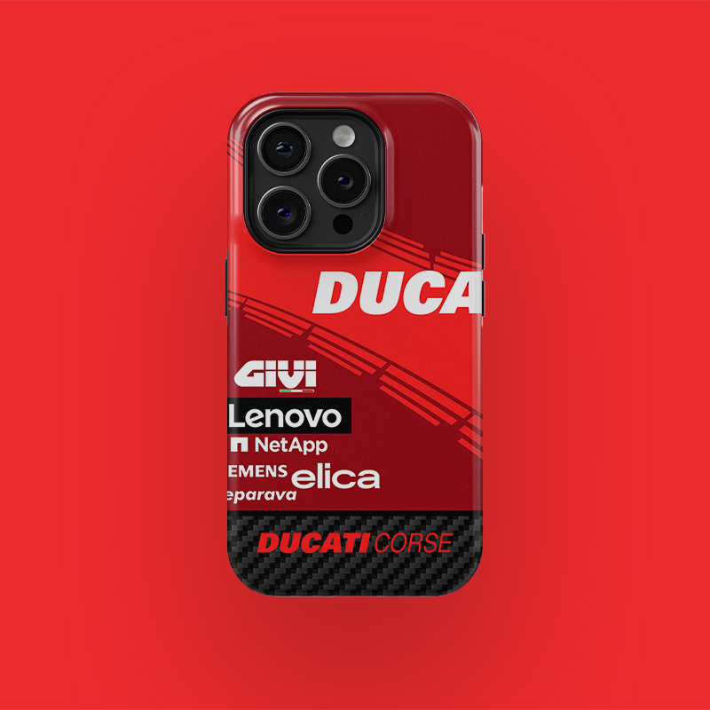 2024 Ducati Team MotoGP Livery Phone Case from the Sports Car Racing Phone Cases store collection.