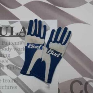 NOW SOLD -Mark Webber raced gloves from Williams from the Sports Car Racing Race Gloves store collection.