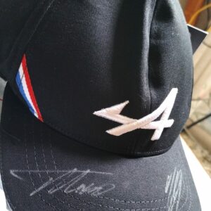 Alpine F1 cap signed by Fernando Alonso and Esteban Ocon Official Motorsport Merchandise by atakan