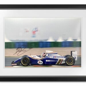 Nigel Mansell FW16 'at speed' Signed Photograph Sports Car Racing Photography by The Signature Store