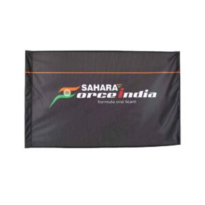 FLAG Formula One 1 Sahara Force India F1 Team Black Size: 900mm x 600mm Sports Car Racing Flags by Motorsport Merchandise