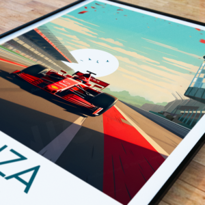 Monza poster, Italian Grand Prix, Autodromo Nazionale Monza artwork, F1 print , Fan art Race Car Wall Art by ToucanArtwork