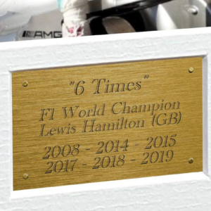 6 Times World Champion Celebration Edition - A4 12X8 Signed Lewis Hamilton - Mercedes-Amg Petronas - Autographed Photo Photograph Picture Frame Motor Sport Formula 1 F1 Gift from the Sports Car Racing Signed store collection.