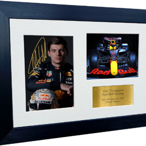 A4 Max Verstappen Red Bull Autographed Signed Photo Photograph Picture Frame F1 Formula One Poster Gift Gold, 12x8 from the Sports Car Racing Signed store collection.