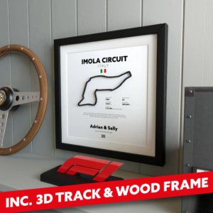 RACE TRACK WALL ART PLUS FREE GIFT - All Formula 1 Circuits 2021-22 season - with your personal message - FREE GIFT laser cut wall decoration of your chosen track from the GPBox store.