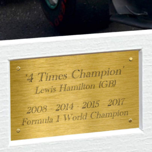 A4 Signed Lewis Hamilton - 4 Times World Champion Celebration Edition - Mercedes-Amg Petronas - Autographed Photo Photograph Picture Frame Motor Sport Formula 1 F1 Gift, 12x8 from the Sports Car Racing Signed store collection.