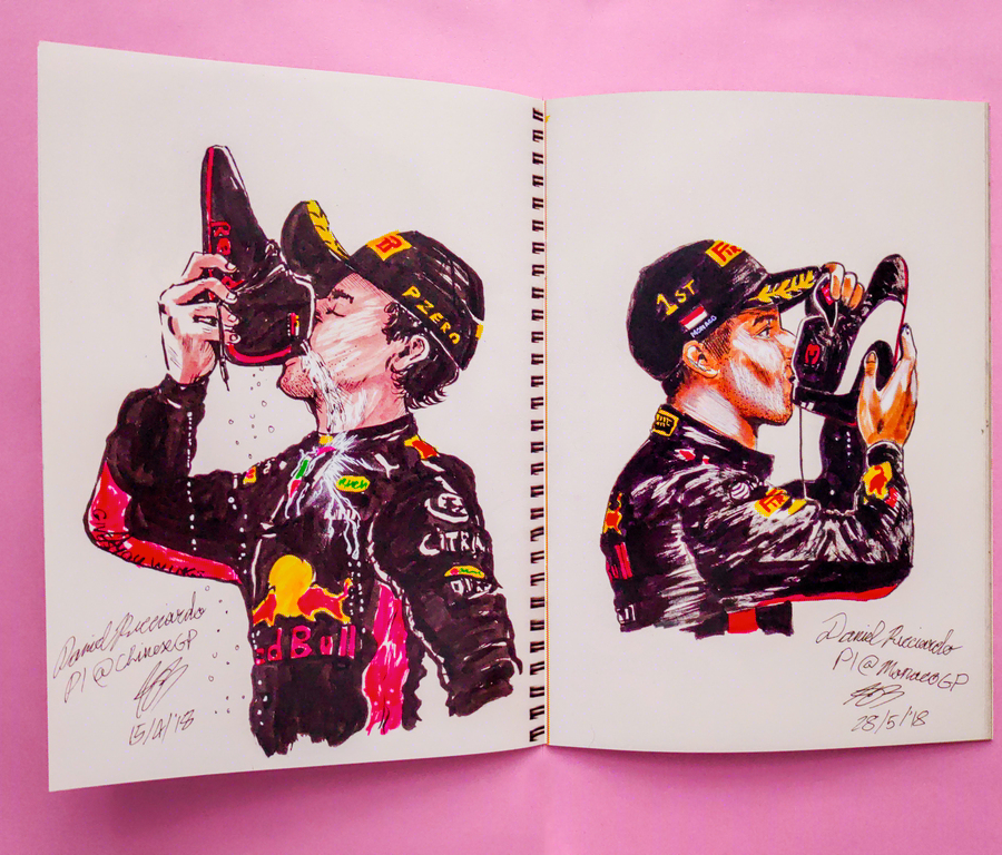 I Won't Apologise - a Daniel Ricciardo art book from the Coffee Table Car Magazines store collection.