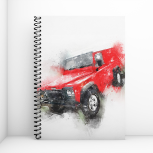 Classic 4x4 Car Notebook Sports Car Racing Books by Woolly Mammoth Media