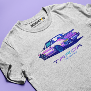 Porsche Targa Top Neon T Shirt Sports Car Racing Apparel by Motorified