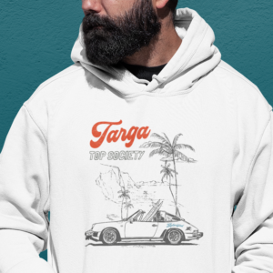 Porsche Classic 911 Targa Top Hoodie Official Motorsport Merchandise by Motorified