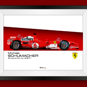 Michael Schumacher Ferrari 248 F1 Print - Scuderia GP by ScuderiaGP